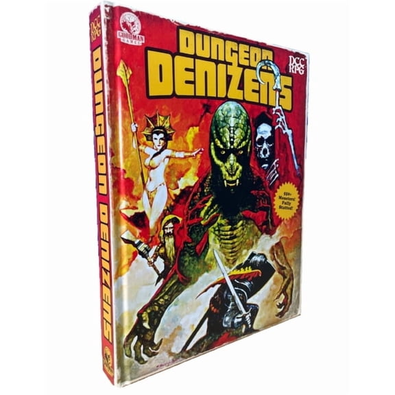 DCC Rpg: Dungeon Denizens, (Hardcover)
