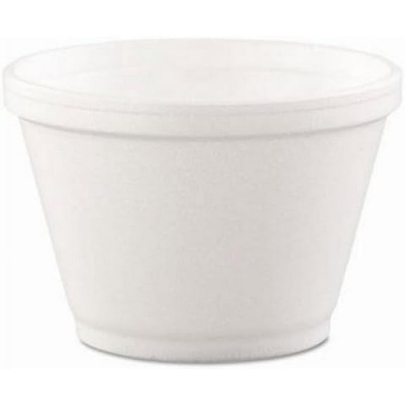 DCC6SJ12 - Dart 6SJ12 Squat Foam Containers, 6 Ounce by DART