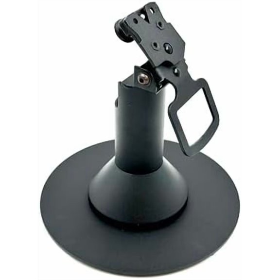 DCCStands Ingenico Lane/3000/5000/7000/8000 7" Freestanding Swivel and Tilt Terminal Stand with Round Plate, Black$$Office