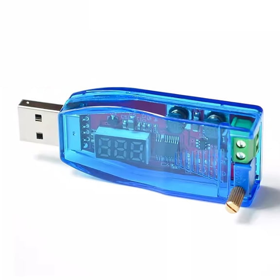 DCDC 5V to 1V-24V USB Step Up Down Voltage Converter Module Display LED for Various Electronic Devices