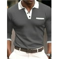 thumbnail image 1 of DCDany Mens Short Sleeve Polo Shirts Cotton Golf Shirts Fashion Casual Raglan Golf Polos for Men, 1 of 6