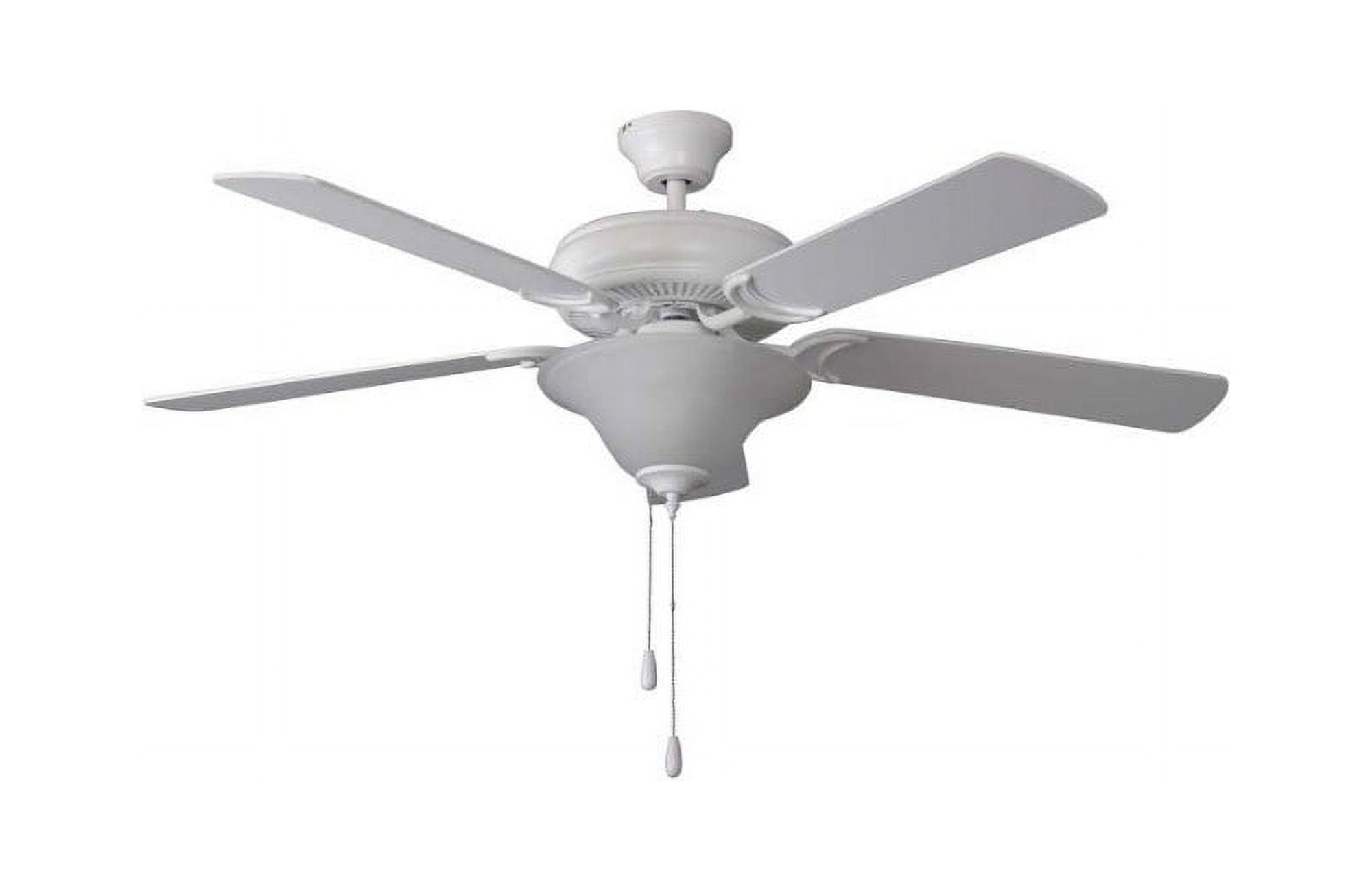 DCF52MWW5LLitex52 Inch Ceiling Fan with Light KitMatte White Finish