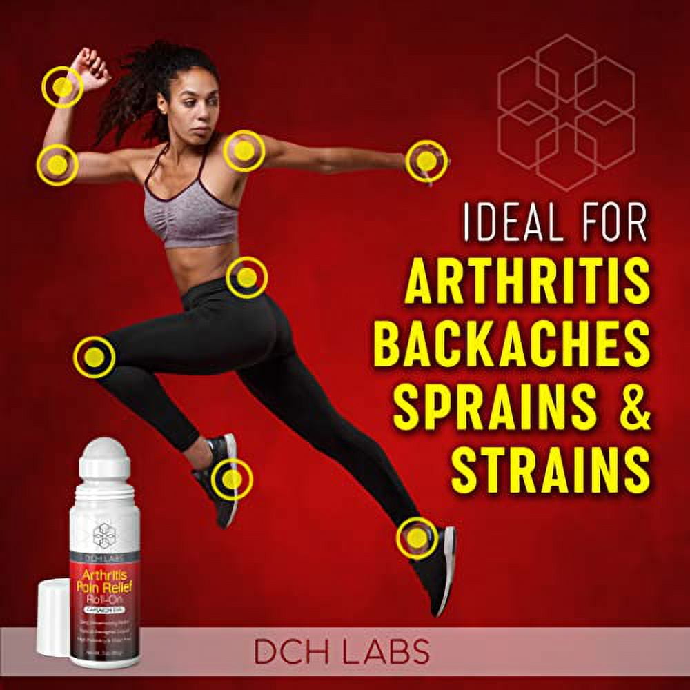 DCH Labs Warming Arthritis Pain Relief Rollon, Deep