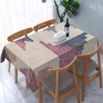 thumbnail image 1 of ZUMAS Colourful Tablecloths Abstract Style Rectangular Tablecloths Are Soft And Comfortable, Re-Washable, Suitable For Cafes, Buffets, Picnics, Weddings And Parties., 1 of 7