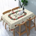 thumbnail image 1 of DCHYO Merry Christmas Rectangle Tablecloth Happy New Year Table Cloth Dining Table for Home Kitchen Restaurant Party Buffet Picnic,43*55, 1 of 7