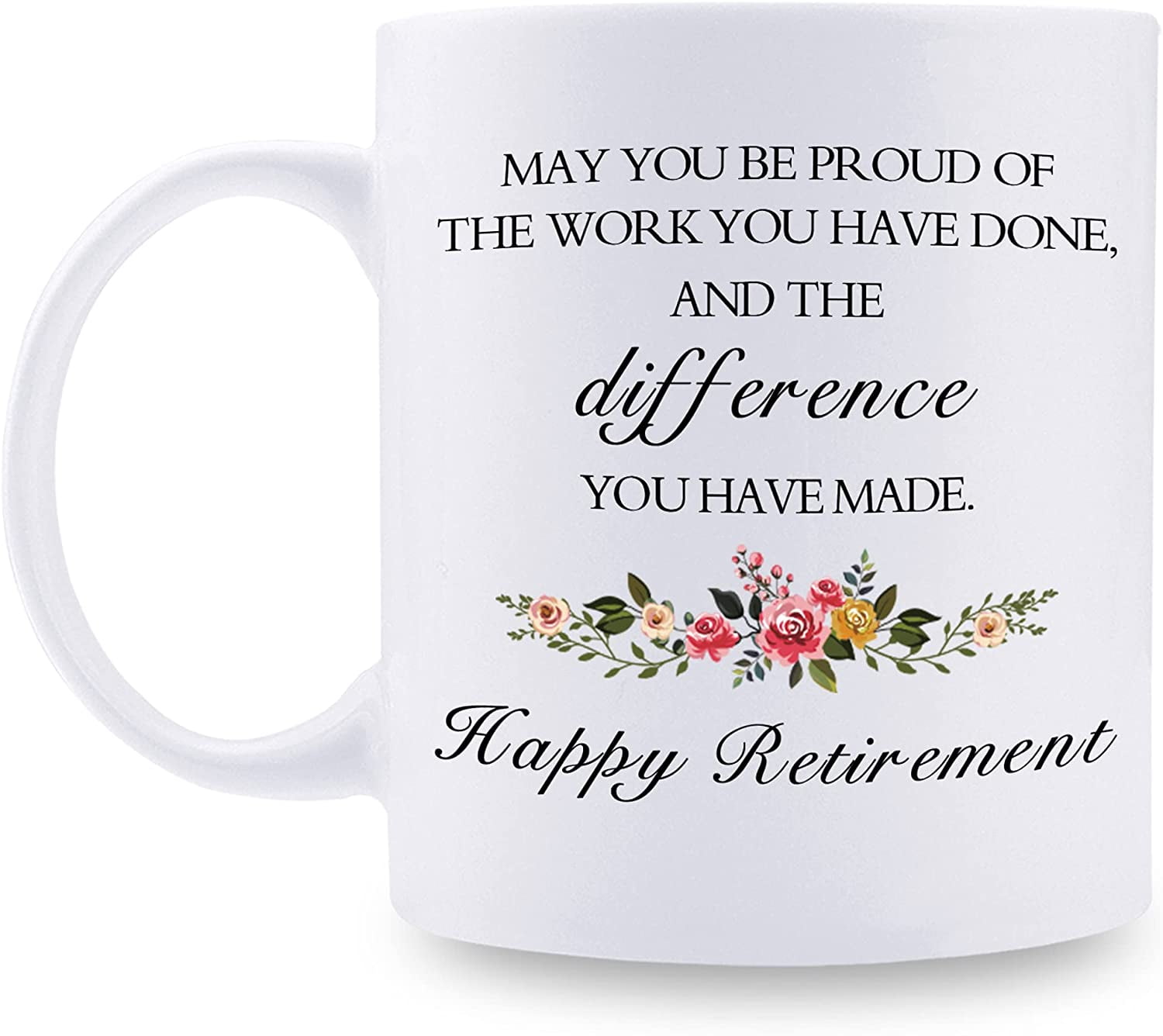 Retirement Gifts For Woman 2025 Never Underestimate The Difference You Made Ceramics Christmas Ornament Happy Retirement Appreciation Gift For Retired Women Men Coworker Boss Nurse Teacher Friend(1