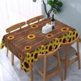 thumbnail image 1 of DCHYO Sunflower Tablecloth For Rectangle Tables Yellow Flower Rustic Floral Table Covers,Vintage Farmhouse Waterproof Spill Proof Durable Table Cloth For Home Dining Kitchen Outdoor Picnic Decor, 1 of 6