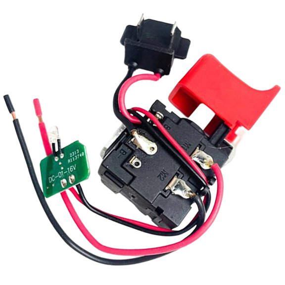 DCJZ1601 Drill Trigger Switch Angle Grinder Speed Control Trigger Button for Electric Hand Drills Power Tools Parts