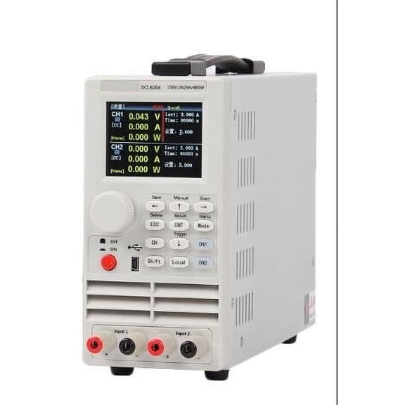 DCL6104/DCL6204 Single / Dual Channel 400W 150V Programmable DC Electronic Load LED Power Aging Battery Discharge Tester ,Long Lasting