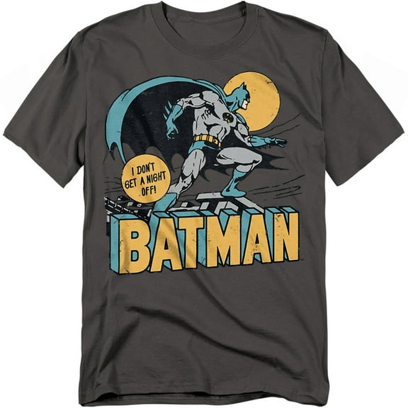 DCO - Batman T-Shirt Night Owl Unisex Graphic Tee for Men & Women