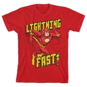 DCO Flash Lightning-Fast Youth Boys Red T-Shirt-Large