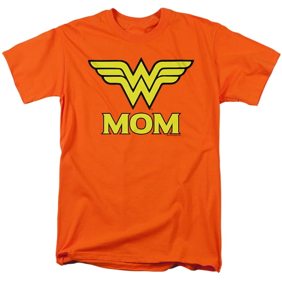 DCO Wonder Mom Unisex Adult T Shirt, Orange, Medium