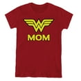 thumbnail image 1 of DCO Wonder Mom Women's T Shirt, Cardinal, X-Large, 1 of 6