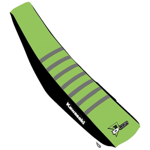Dcor 30-20-462 Factory Reinforced Seat Cover - Black/Green/Gray Ribs