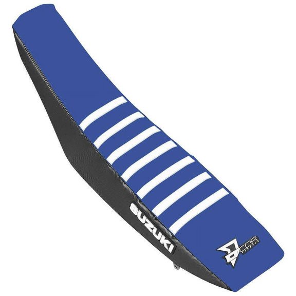 DCOR 30-40-101 Factory Reinforced Seat Covers - Black/Blue/White Ribs