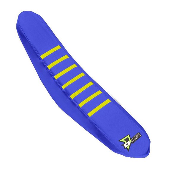 Dcor 30-70-405 Factory Reinforced Seat Cover - Blue/Yellow Ribs