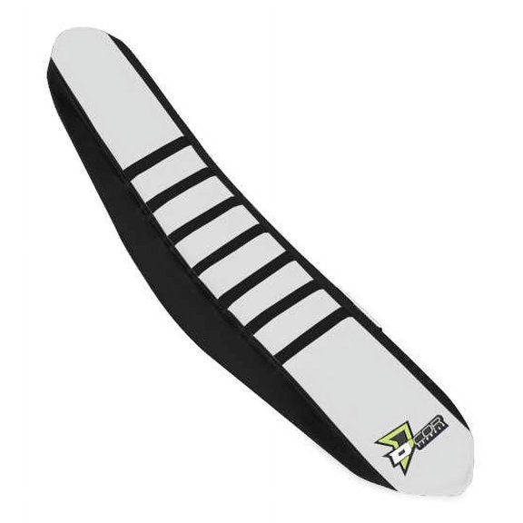 Dcor 30-70-407 Factory Reinforced Seat Cover - Black/White/Black Ribs