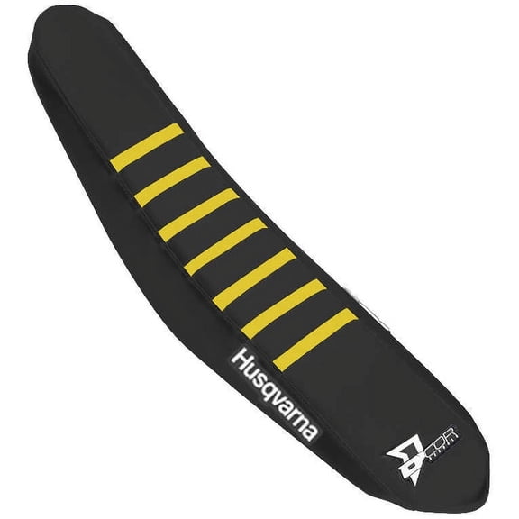 DCOR 30-70-412 Factory Reinforced Seat Cover - Black/Yellow Ribs
