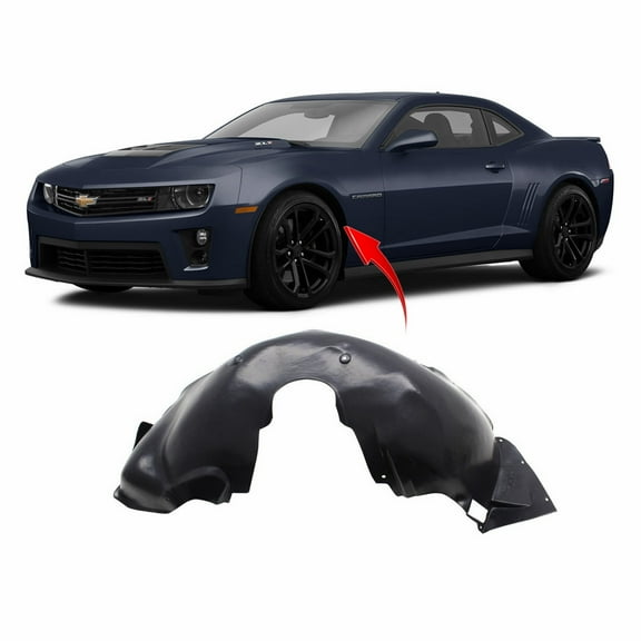 DCP Fender Liner Driver Side for Chevrolet Camaro 2014-2015 GM1248251 22829469