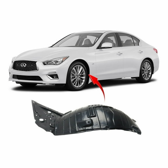 DCP Fender Liner Driver Side for Infinity Q50 2014-2018 IN1248130 638414GA0B