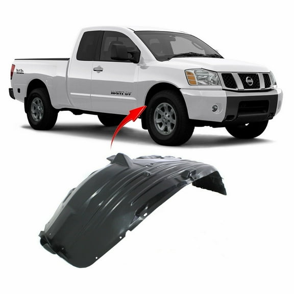 DCP Fender Liner Passenger Side for Nissan Armada 2004-2015 NI1249107 638407S200