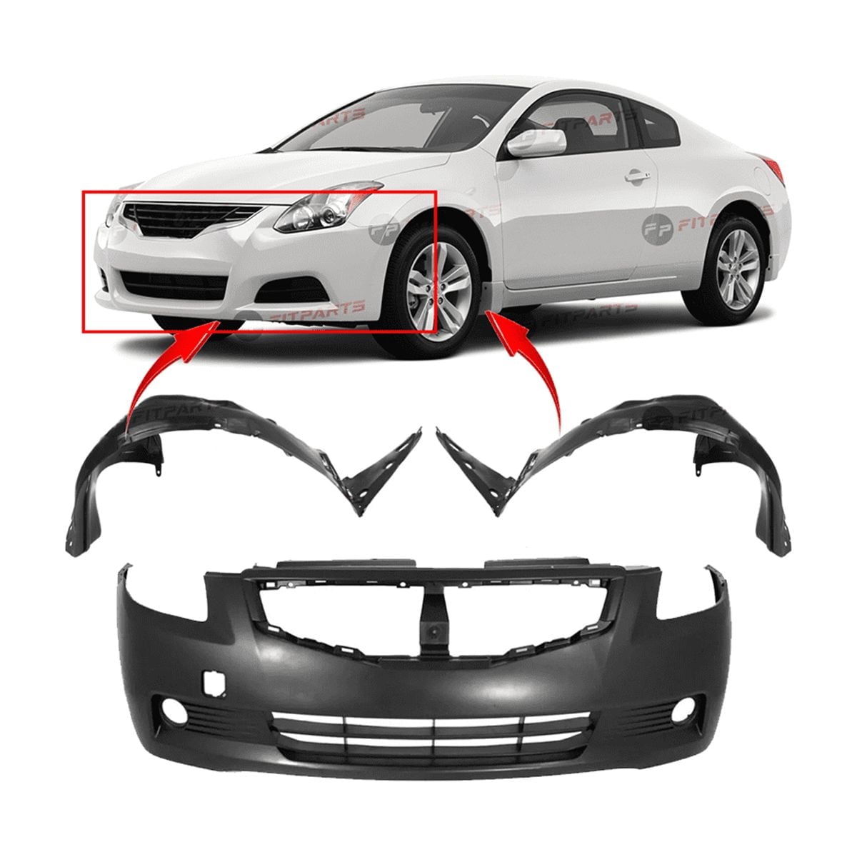 2008 Nissan Altima Bumper