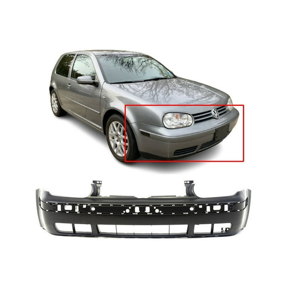 DCP Front Bumper Cover For 1999-2006 Volkswagen Golf Primed VW1000135