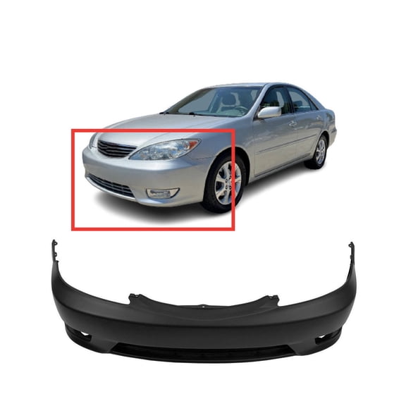 DCP Front Bumper Cover For 2005-2006 Toyota Camry SE w/ fog Light holes US Built