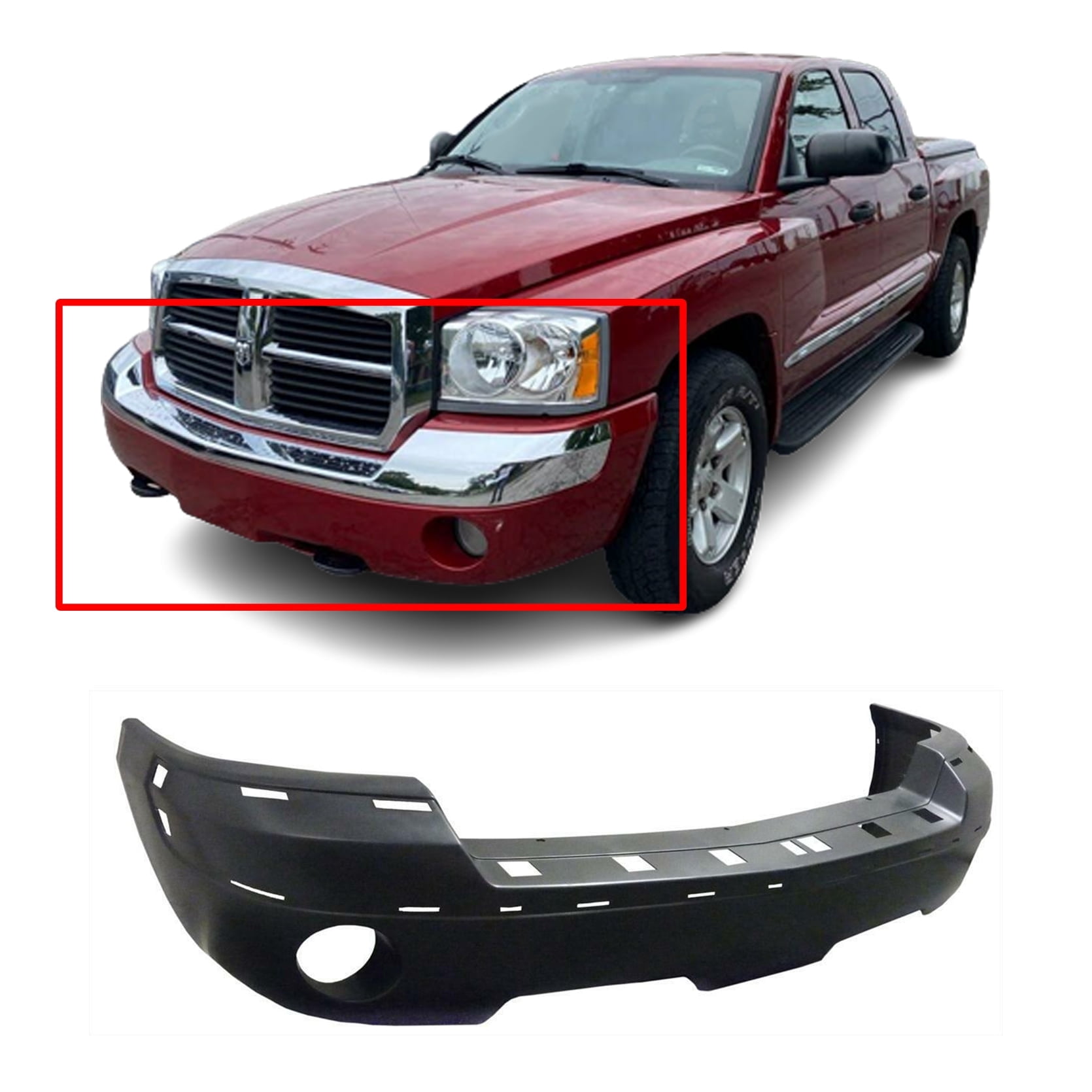 2005 Dodge Dakota Front Bumper