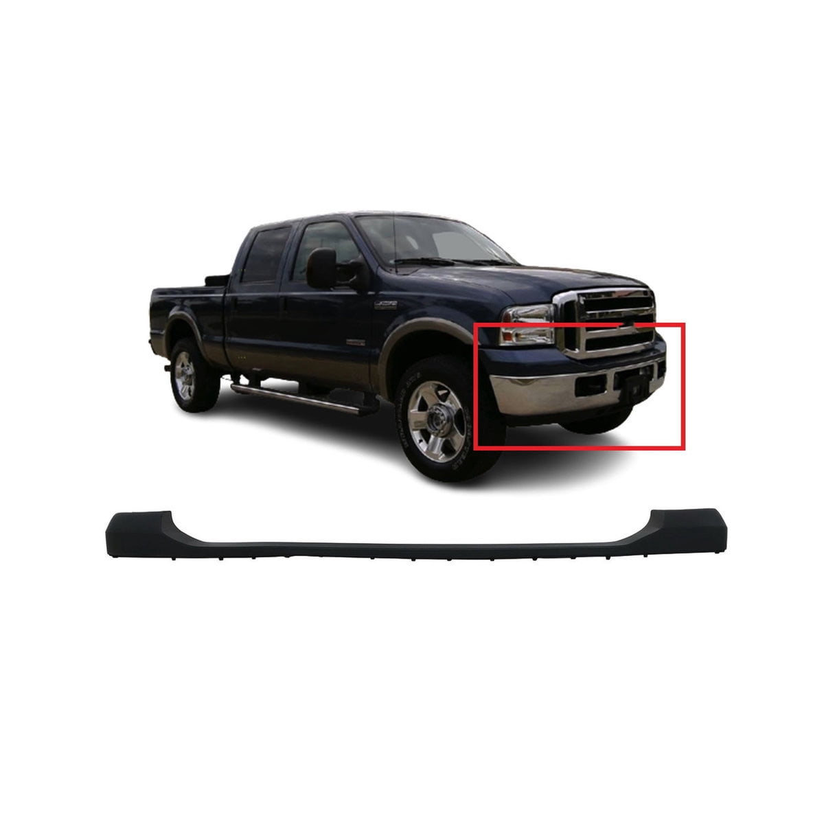 Front Fender Liner Set 2 Piece - Compatible with 2004 - 2005 Ford F-250 Super Duty