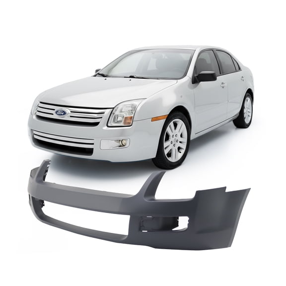 DCP Front Bumper Cover For 2006-2009 Ford Fusion W/Fog Holes Primed FO1000596
