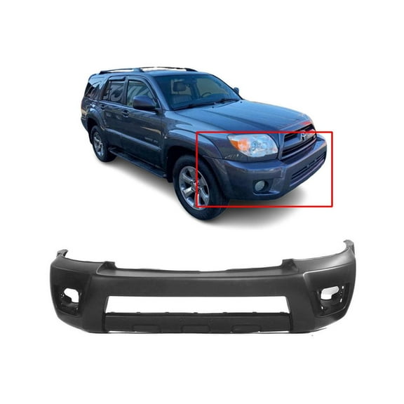 DCP Front Bumper Cover For 2006-2009 Toyota 4Runner Primed TO1000326