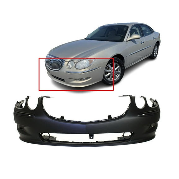 DCP Front Bumper Cover For 2008-2009 Buick Lacrosse/Allure Primed GM1000862