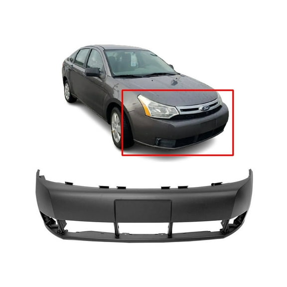 DCP Front Bumper Cover For 2008-2011 Ford Focus Primed FO1000634