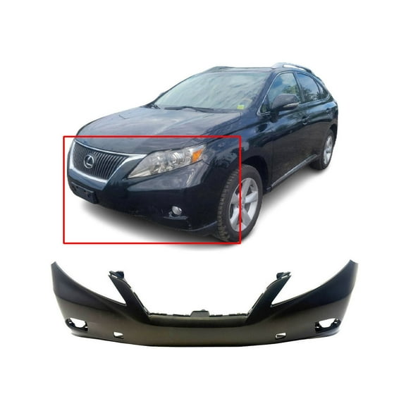 DCP Front Bumper Cover For 2010-2012 Lexus RX350 Canada Built Primed LX1000190