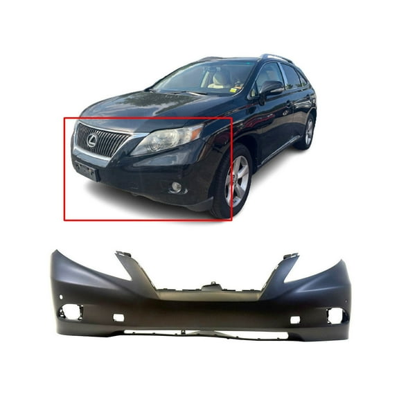 DCP Front Bumper Cover For 2010-2012 Lexus RX350 Canada Built Primed LX1000191
