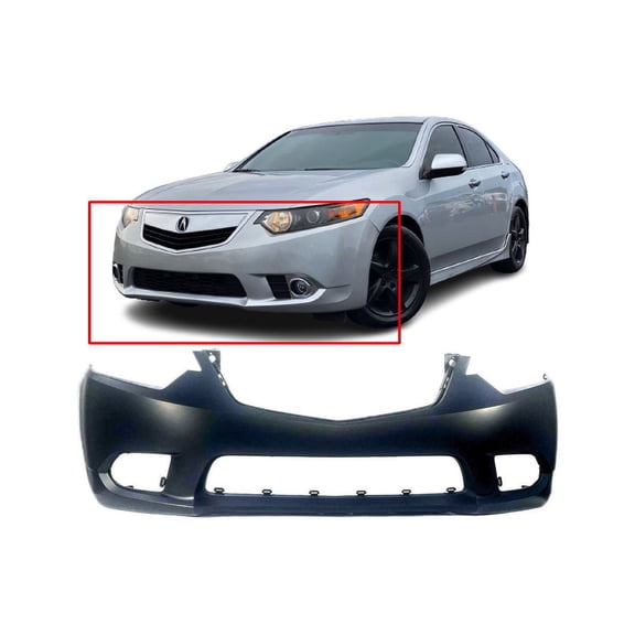 DCP Front Bumper Cover For 2011-2014 Acura TSX W/Fog Light Hls Primed AC1000177