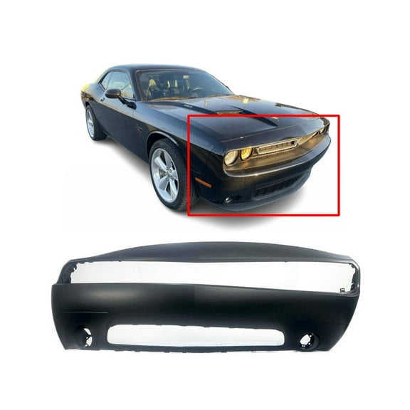 DCP Front Bumper Cover For 2011-2014 Dodge Challenger Primed 68109836AB CH1000994