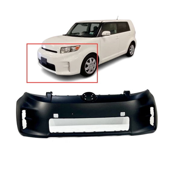DCP Front Bumper Cover For 2011-2015 Scion xB Base Wagon w/ fog light holes