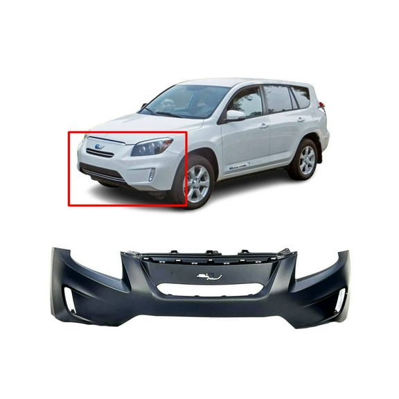 DCP Front Bumper Cover For 2012-2014 Toyota RAV4 EV Primed TO1000397