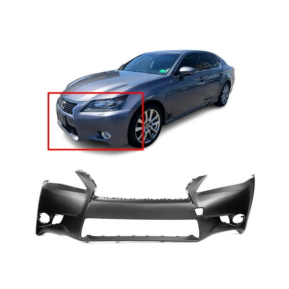 DCP Front Bumper Cover For 2013 Lexus GS350/GS450h Primed LX1000228