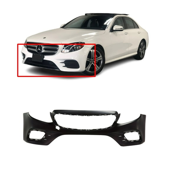 DCP Front Bumper Cover For 2017-2020 Mercedes-Benz E Class Primed MB1000534