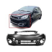 DCP Front Bumper Cover For 2017-2020 Mitsubishi Mirage Primed 6400G519 MI1000345