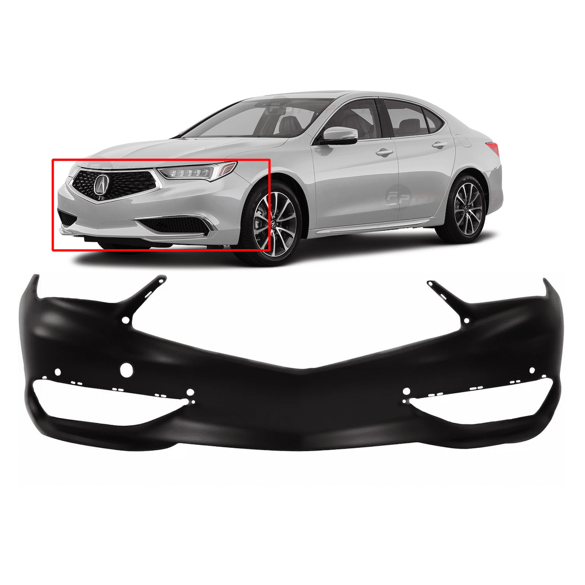 OEM Q50 Sport Front Bumper/Fascia Conversion Kit - '18+ Style