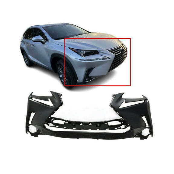DCP Front Bumper Cover For 2018-2021 Lexus NX300/300h Primed LX1000345