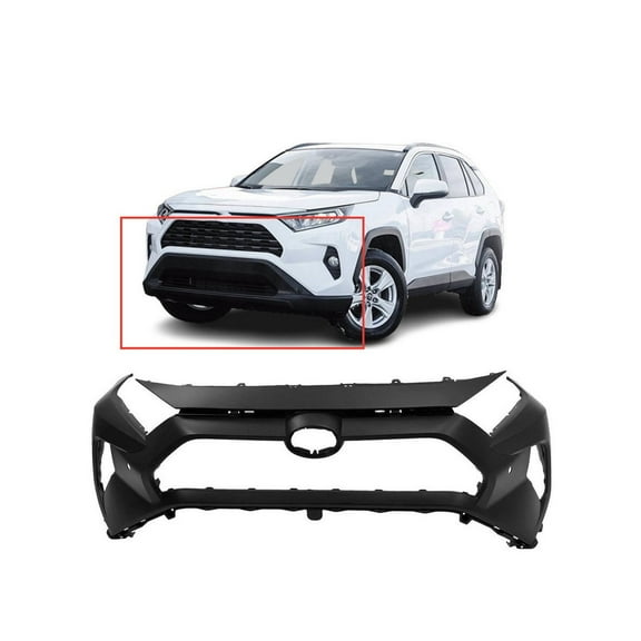 DCP Front Bumper Cover For 2019-2023 Toyota RAV4 Canada Built LE XLE Hybrid 