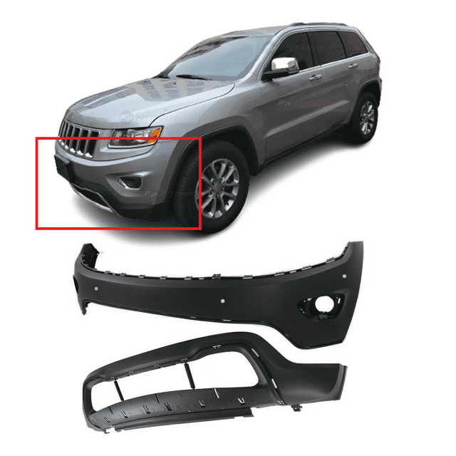 DCP Front Bumper Cover Kit for 20142015 Jeep Grand Cherokee W/Park Hls