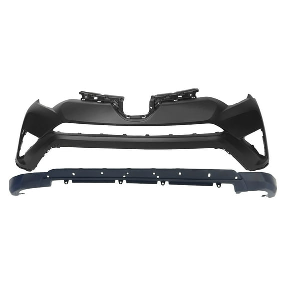 DCP Front Bumper Cover Kit for 2016-2018 Toyota RAV4 W/O Park Hls TO1014105 CAPA