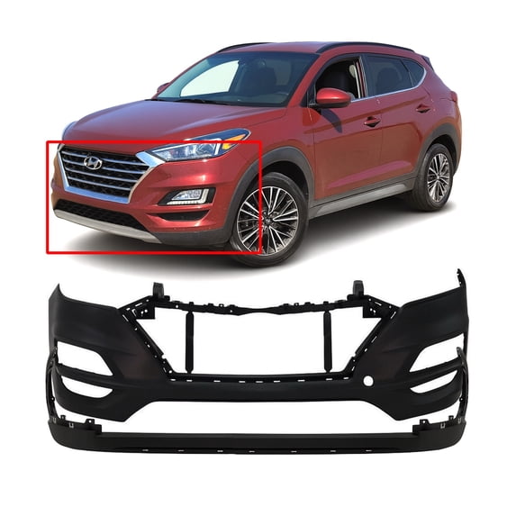 DCP Front Bumper Cover Kit for 2019-2020 Hyundai Tucson GLS SEL SE HY1000240