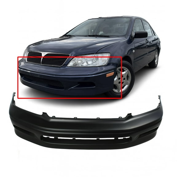 DCP Front Bumper Cover for 2002 2003 Mitsubishi Lancer 02 03 MI1000277 Primed